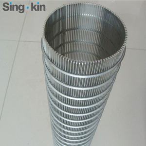 Kawat Wedge Baja Tahan Karat, Layar Jala Kawat Filter Drum Putar Baik Air Limbah 0.2Mm 0.3Mm 0.5Mm 0.75Mm - Product Image 4