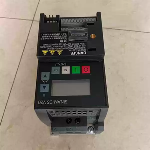6SL3210-5BB13-7BV1 SINAMICS V20 0.37kW 200-240V 1-Phase Frequency Inverter with Built-in C1 EMC Filter RS485 - Product Image 2