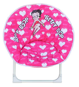 2024 Chaise de <span class=keywords><strong>lune</strong></span> pliante, plusieurs couleurs, camping rond (noir, rouge, vert, rose) pour cadeau fille - Product Image 4