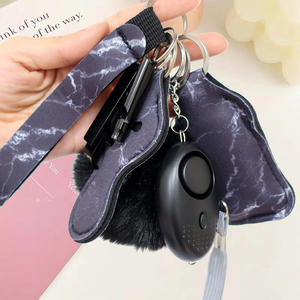 LLavero de autodefensa para mujeres y niñas, accesorios de lujo, llavero de alarma de seguridad de metal, venta al por mayor - Product Image 5