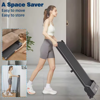 Treadmill Kompak Modern untuk di Bawah Meja, Operasi Senyap, Penggunaan Sehari-hari di Rumah atau Kantor, Alat Jalan Kaki