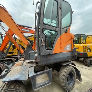 Used Doosan DX60W Excavator <b>Earth</b> <b>Moving</b> <b>Machine</b> 6TON 39.5KW Excellent Working Condition Yanmar Engine Motor Gear Bearing - Product Image 2