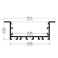 Profilé en aluminium sur mesure, éclairage LED linéaire, 3CCT, DALI, luminaire suspendu à intensité variable pour l'éclairage architectural et commercial