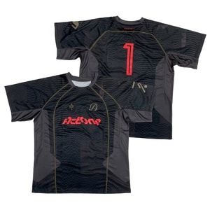 T-shirt de football respirant de haute qualité à col rond, sublimation sportive, maillot de football rétro personnalisé pour hommes - Product Image 1