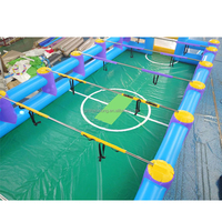 Giants Portable Gonflable Foosball Tir Cibles Jeux Gonflable Plage Savon Football Football Rugby Terrain Sport Jeu à Vendre