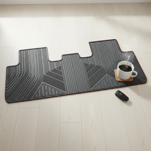 Alfombrillas de Lujo para Automóviles, Alfombrillas de Goma Impermeables con Borde Extendido 3D para Tesla Y, Juego Completo, Grosor de 5-10 mm, 1 Año de Garantía - Product Image 4