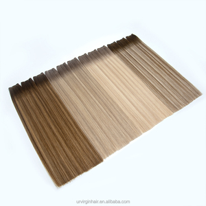 Estensioni di Capelli Umani Genius <span class=keywords><strong>Weft</strong></span> All'Ingrosso, Super Double Drawn, Capelli Vergini Cinesi da Singolo Donatore, Allineati alla Cuticola - Product Image 6