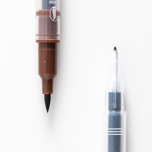 Cartoleria promozionale pittura Fine e pennello penna a doppia punta Fine scritta artistica disegno <span class=keywords><strong>pennarelli</strong></span> a base d'acqua - Product Image 5