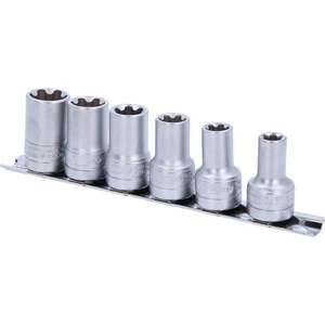 KS TOOLS - 911.3130 3/8'' <b>Torx</b>-E-Plus <b>Socket</b> <b>set</b> (6 pcs.) - EAN 4042146400869 HAND <b>SOCKETS</b> 3/8" - Product Image 1