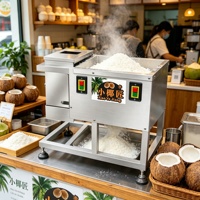 Machine électrique professionnelle de haute qualité pour peler et râper la noix de coco, râpeuse et déchiqueteuse de noix de coco à vendre