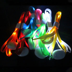 중국 제조업체 공급 업체 <span class=keywords><strong>LED</strong></span> 깜박이는 신발 끈 라이트 업 <span class=keywords><strong>LED</strong></span> 신발 끈이있는 프로모션 파티 용품 - Product Image 6