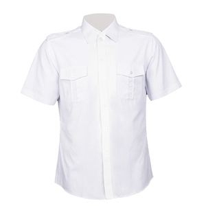 Camicie da Uomo per Sicurezza dal Design Unico e Semplice, Abbigliamento da Lavoro Bianco a Maniche Corte, Uniformi da Capitano e <span class=keywords><strong>Pilota</strong></span> - Product Image 2