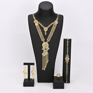 Conjunto de Collar de Cuatro Piezas de Alta Calidad Yiyi, Venta al por Mayor, Conjunto de Joyería, Joyería Elegante para Mujer Estilo Dubái. - Product Image 1