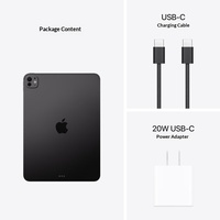 Tablette iPad Pro 11 pouces M4 2024 neuve, version Wi-Fi 256 Go, modèle MVV93CH/A argent, pour le bureau et l'étude, vente en gros
