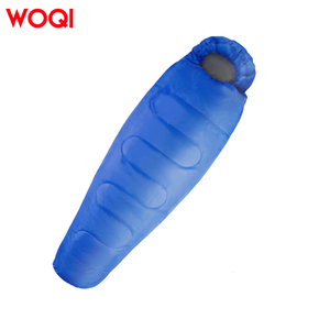 WOQI Momie Sac de couchage de style enveloppe à efficacité thermique Premium Soft to Touch Large <span class=keywords><strong>Footbox</strong></span> pour l'hiver et l'été - Product Image 1