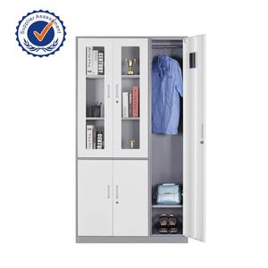 Meuble de bureau métallique démontable pour papeterie, armoire de rangement de fichiers avec deux tiroirs - Product Image 4