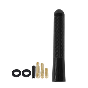 Antenne de voiture 3,5 cm 8 cm universelle en fibre de carbone et aluminium, accessoire décoratif - Product Image 4