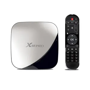 X88 pro nuovo android tv box 4k YouTube 4GB 128GB RK3318 4K smart 1080 lettore multimediale