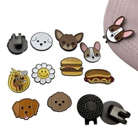 Accessoires de golf, marqueurs de balle de golf magnétiques en métal avec logo personnalisé, clips amusants pour chapeaux et susliks personnalisés