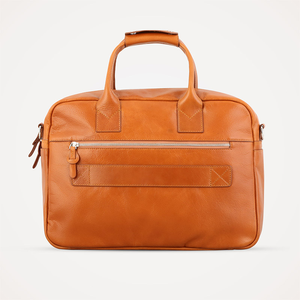 Sacs à dos et porte-documents en cuir véritable à 100 %, avec fermeture éclair et grande capacité, pour le travail, portés à l'épaule, en provenance du Bangladesh - Product Image 3