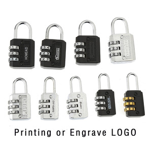 Combination Padlock 4 Digit Zinc Alloy Resettable <b>Lock</b> For Luggage Cabinet Travel Security <b>Small</b> Mini Mechanical <b>Lock</b> - Product Image 3