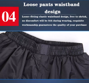 Manteau de pluie à capuche imperméable XL pour homme, veste de sécurité réfléchissante, coupe-vent, imperméable, pantalon de moto avec poches - Product Image 5