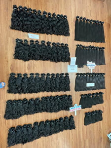 En stock!!! Cheveux bruts En stock maintenant grande quantité paquets ondulés bruts naturels cheveux non traités fournisseur vietnamien cheveux - Product Image 2