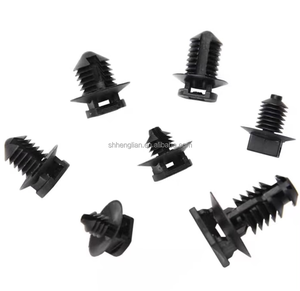 Attache-câble en nylon 66 sur mesure avec tête filetée pour la fixation des panneaux et du châssis des moteurs automobiles - Product Image 3