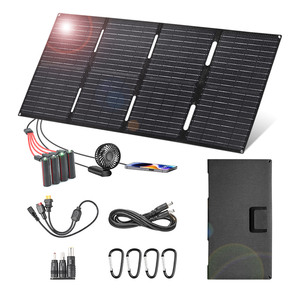 Panneau Solaire Portable 100 W - Chargeur Téléphone/tablette, Imperméable, Pour Camping, Randonnée, Bateau, Voyage - 6