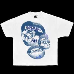 T-shirt Oversize Icy Mouth Grillz con Grafica, Stile Streetwear Y2K, Divertente Regalo di Natale - Product Image 1