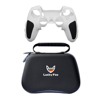 Haute qualité pour PS5 Elite Controller Silicone Skin Case avec étui de transport Accessoires de jeu