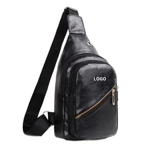 1214 2021 Two Colors Custom Wholesale New High Quality Latest Trendy Fashion Vintage Business Cheap PU Leather Bag Men Handbag