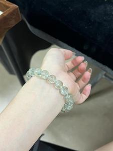 Natural aguamarina verde fluorita verde <span class=keywords><strong>Asai</strong></span> gris piedra lunar obsidiana blanco fantasma púrpura <span class=keywords><strong>Asai</strong></span> pulsera de La Fortuna - Product Image 3