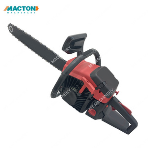 Tronçonneuse à essence portative sans fil 58cc pour la coupe du bois - Product Image 1