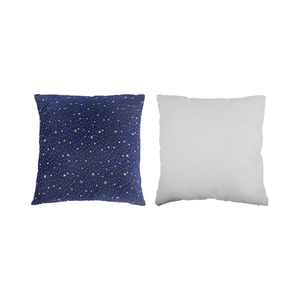 <span class=keywords><strong>Housse</strong></span> <span class=keywords><strong>de</strong></span> coussin blanche en polyester doux avec impression étoiles et ciel - Product Image 1