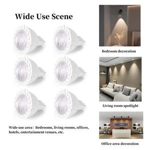 Foco LED MR16 de Aluminio, 4W 6W 7W, 100V 265V, <span class=keywords><strong>GU5</strong></span>, 3 LED, con Certificación CE y RoHS, Ideal para Sala de Estar o Pasillo - Product Image 6