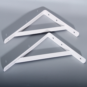 Nhà Máy Trực Tiếp Mới Thiết Kế Màu Trắng Phòng Tường Hỗ Trợ Khung Nổi Kệ Gia Cố Kim Loại Duy Nhất Bên Khung Hình Tam Giác Khung - Product Image 3