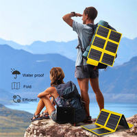 Panneau Solaire JCNS Mini Flexible Portable Extérieur Ultra-Mince ETFE Mobile Pliable 12V 100W 30W, Chargeur d'Énergie Cellulaire