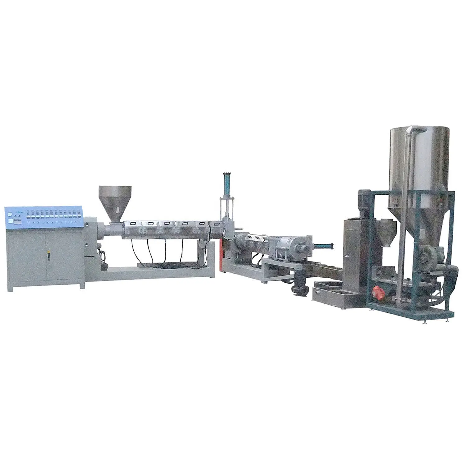 Zhonglong two stage water ring hot cutting plastic recycling machine pelletizer