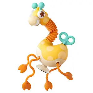 All'ingrosso Baby Montessori giraffa Pop Tubes attività occupata Pull Rope Toys giocattolo sensoriale giocattolo Montessori Pull