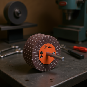 Disque à lamelles Ttake 60x30x6 mm en tissu mélangé TNT, tige de 6 mm, pour polissage - Product Image 3