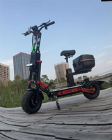 Geofought 72V 8000W E-Scooter 15000W 300Kg Taşıma Kapasitesi 60-300 Km Uzun Menzilli Alüminyum Alaşımlı Elektrikli Scooter Yemek Teslimatı İçin