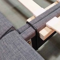 Willsoon – Fabricant de cadres de lit modernes en tissu de lin pour chambres à coucher, disponibles en tailles simple, double, queen et king, avec cadre de lit souple et séparable