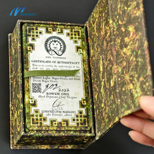 Carte dei tarocchi originali progettate su misura con il miglior prezzo carta dei tarocchi in lamina d'oro Set di stampa del mazzo con guida e scatola - Product Image 1