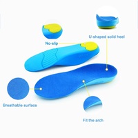Semelles orthopédiques pour enfants, soutien de la voûte plantaire, correction des pieds plats, semelles intérieures pour chaussures O/X Leg