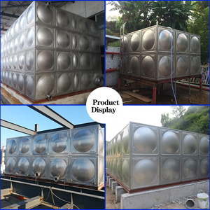 Bể nước 2000 lít gallon 3000L bể nước tùy chỉnh kích thước lớn áp lực cao thép không gỉ <span class=keywords><strong>container</strong></span> vuông bể nước - Product Image 3