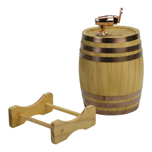 Piccolo artigianato in legno botti da bere 1 l3l5l legno <span class=keywords><strong>di</strong></span> pino <span class=keywords><strong>vino</strong></span> whisky birra barile tavolo per bar - Product Image 4