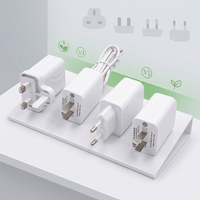 Adaptateur secteur personnalisé UK US EU AU avec prise CB NRTL CQC 10W 12W 15W, alimentation 5V 0.01-2A AC/DC avec port USB-A/USB-C