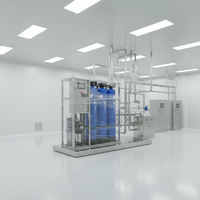 Purificateur d'eau RO approuvé CE ISO 250 L/H avec pompe à membrane RO, garantie 1 an, adoucisseur et détartrant d'eau, machine de traitement de l'eau 220V