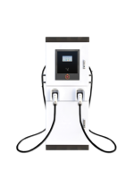 Nouvelle borne de recharge rapide DC pour véhicules électriques 2026, 160 kW, double connecteur GBT, câble de 5 m, 380 V triphasé, station de recharge commerciale pour véhicules électriques